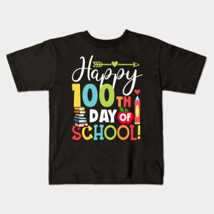 100th Day of School Teachers Kids Child Happy 100 Days Kids T-Shirt